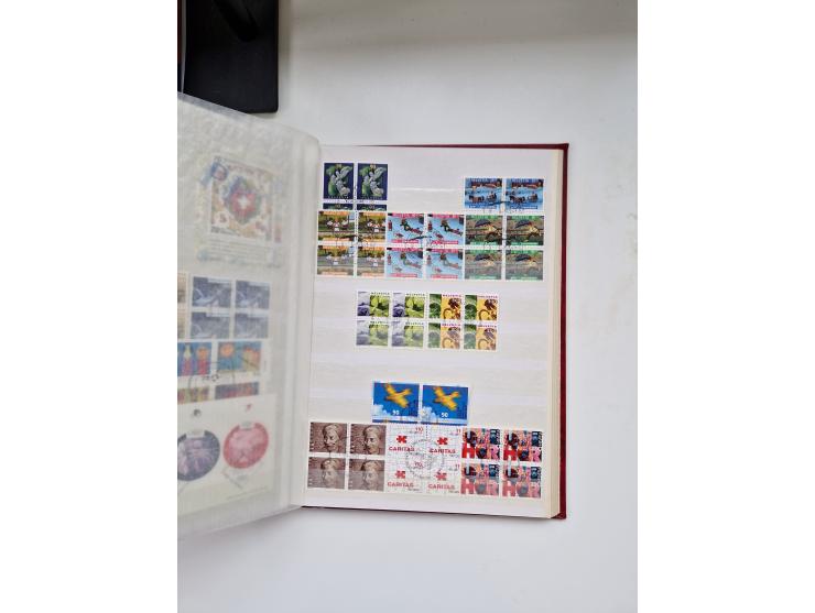 1850/1975 (ca.), meist gestempelter Dublettenbestand sowie einige Briefe, mit Schwerpunkt Pro Juventute und Pro Patria, mit e