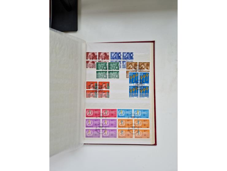 1850/1975 (ca.), meist gestempelter Dublettenbestand sowie einige Briefe, mit Schwerpunkt Pro Juventute und Pro Patria, mit e