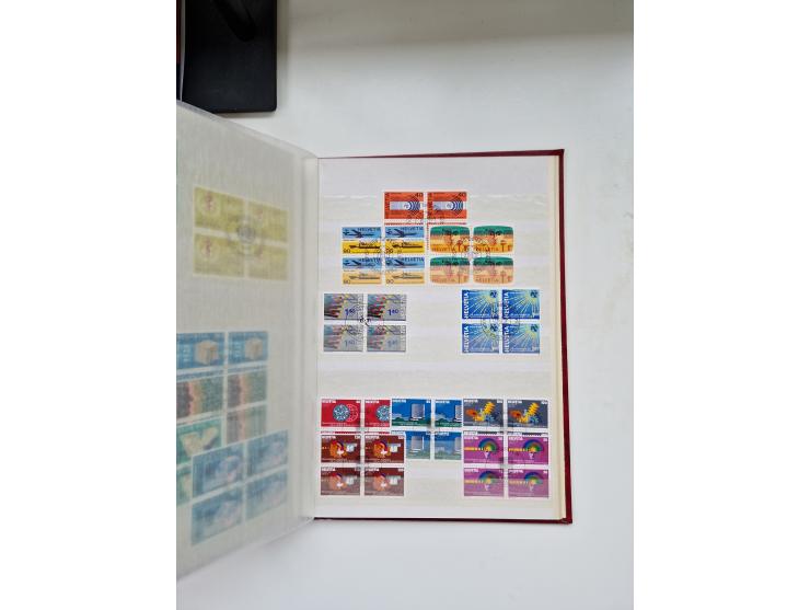 1850/1975 (ca.), meist gestempelter Dublettenbestand sowie einige Briefe, mit Schwerpunkt Pro Juventute und Pro Patria, mit e