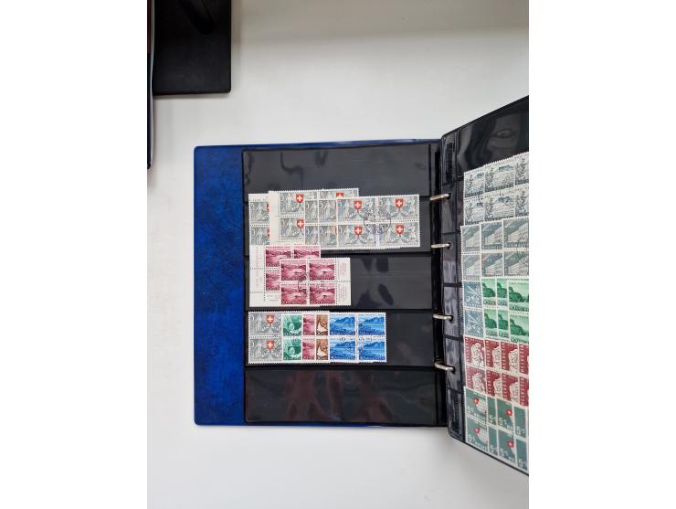 1850/1975 (ca.), meist gestempelter Dublettenbestand sowie einige Briefe, mit Schwerpunkt Pro Juventute und Pro Patria, mit e