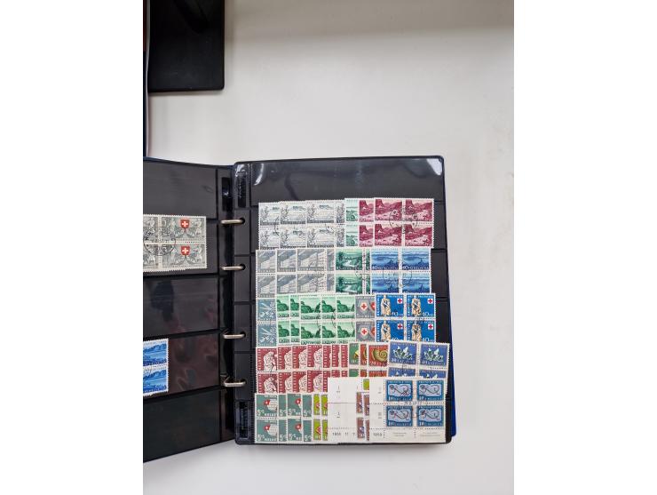 1850/1975 (ca.), meist gestempelter Dublettenbestand sowie einige Briefe, mit Schwerpunkt Pro Juventute und Pro Patria, mit e