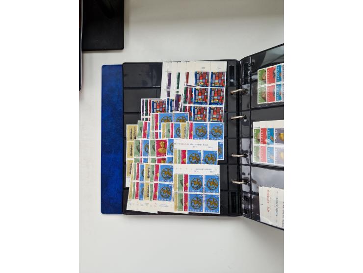 1850/1975 (ca.), meist gestempelter Dublettenbestand sowie einige Briefe, mit Schwerpunkt Pro Juventute und Pro Patria, mit e