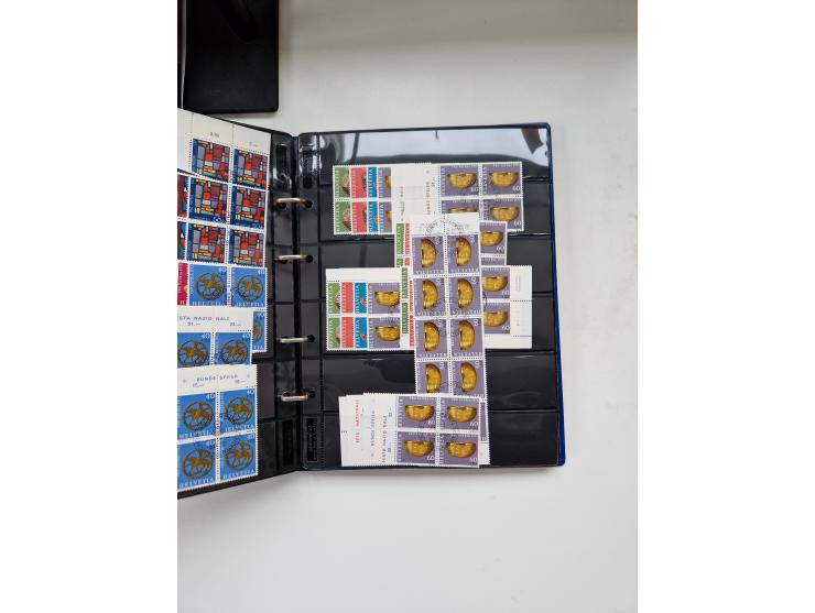 1850/1975 (ca.), meist gestempelter Dublettenbestand sowie einige Briefe, mit Schwerpunkt Pro Juventute und Pro Patria, mit e