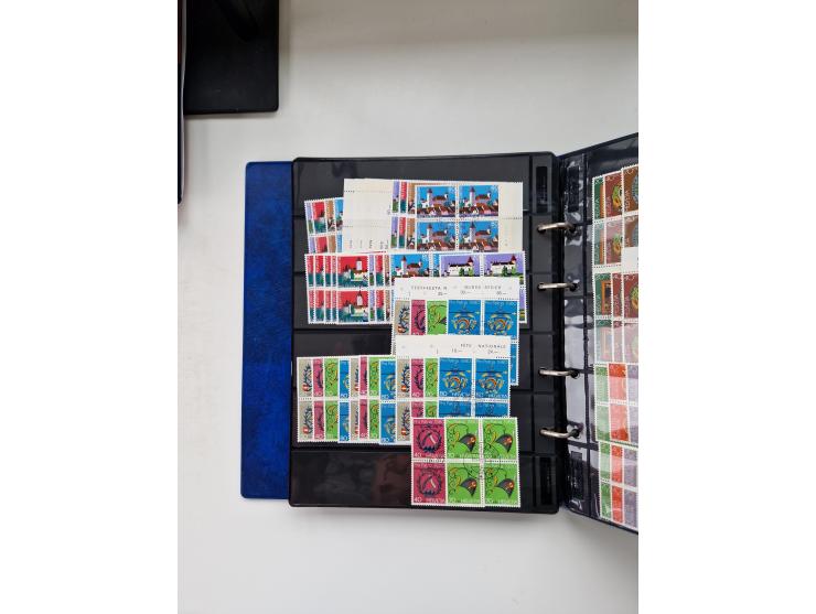 1850/1975 (ca.), meist gestempelter Dublettenbestand sowie einige Briefe, mit Schwerpunkt Pro Juventute und Pro Patria, mit e