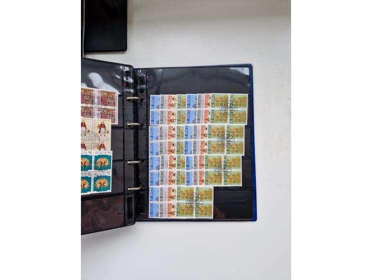 1850/1975 (ca.), meist gestempelter Dublettenbestand sowie einige Briefe, mit Schwerpunkt Pro Juventute und Pro Patria, mit e