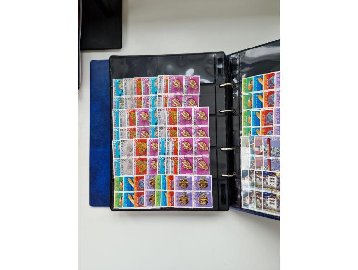 1850/1975 (ca.), meist gestempelter Dublettenbestand sowie einige Briefe, mit Schwerpunkt Pro Juventute und Pro Patria, mit e