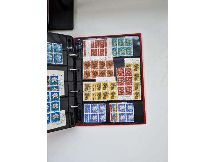 1850/1975 (ca.), meist gestempelter Dublettenbestand sowie einige Briefe, mit Schwerpunkt Pro Juventute und Pro Patria, mit e