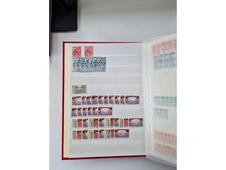 1850/1975 (ca.), meist gestempelter Dublettenbestand sowie einige Briefe, mit Schwerpunkt Pro Juventute und Pro Patria, mit e