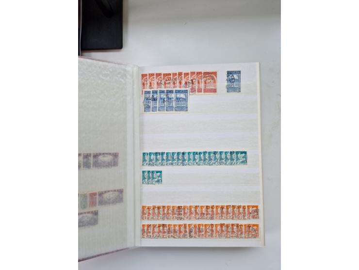 1850/1975 (ca.), meist gestempelter Dublettenbestand sowie einige Briefe, mit Schwerpunkt Pro Juventute und Pro Patria, mit e