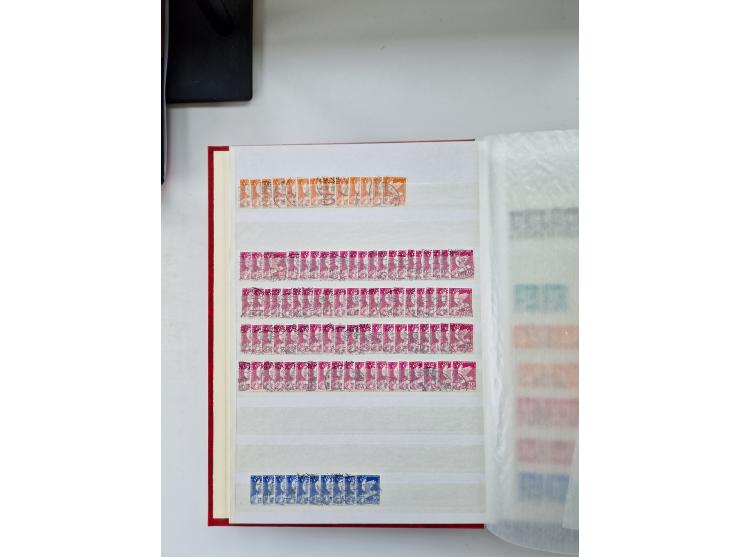 1850/1975 (ca.), meist gestempelter Dublettenbestand sowie einige Briefe, mit Schwerpunkt Pro Juventute und Pro Patria, mit e