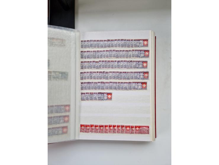 1850/1975 (ca.), meist gestempelter Dublettenbestand sowie einige Briefe, mit Schwerpunkt Pro Juventute und Pro Patria, mit e