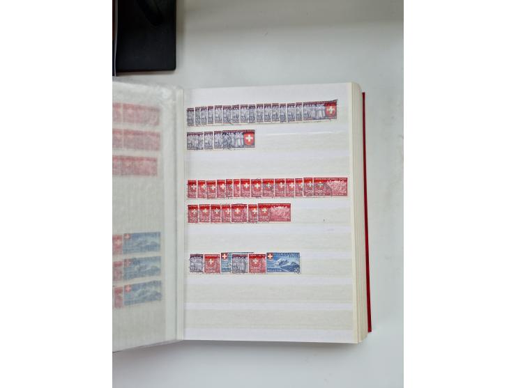 1850/1975 (ca.), meist gestempelter Dublettenbestand sowie einige Briefe, mit Schwerpunkt Pro Juventute und Pro Patria, mit e