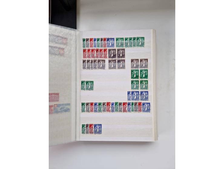 1850/1975 (ca.), meist gestempelter Dublettenbestand sowie einige Briefe, mit Schwerpunkt Pro Juventute und Pro Patria, mit e