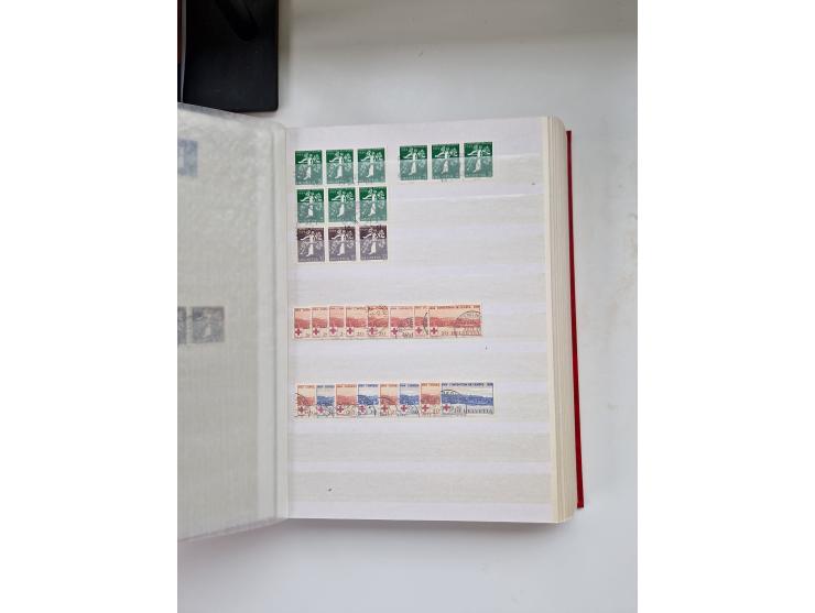 1850/1975 (ca.), meist gestempelter Dublettenbestand sowie einige Briefe, mit Schwerpunkt Pro Juventute und Pro Patria, mit e