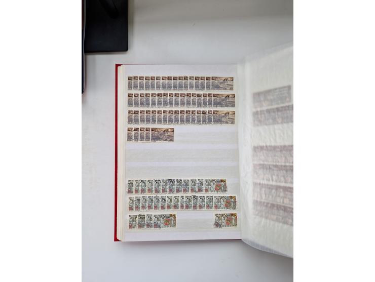 1850/1975 (ca.), meist gestempelter Dublettenbestand sowie einige Briefe, mit Schwerpunkt Pro Juventute und Pro Patria, mit e