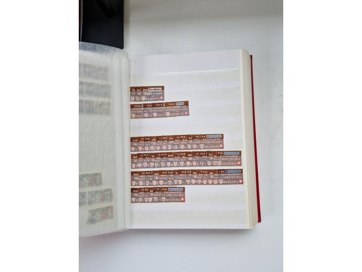 1850/1975 (ca.), meist gestempelter Dublettenbestand sowie einige Briefe, mit Schwerpunkt Pro Juventute und Pro Patria, mit e