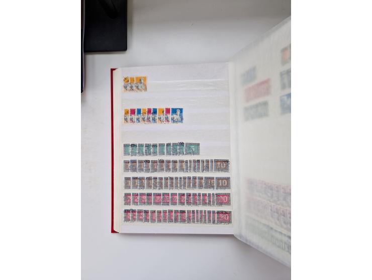 1850/1975 (ca.), meist gestempelter Dublettenbestand sowie einige Briefe, mit Schwerpunkt Pro Juventute und Pro Patria, mit e