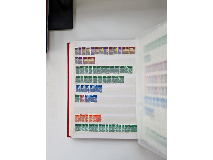 1850/1975 (ca.), meist gestempelter Dublettenbestand sowie einige Briefe, mit Schwerpunkt Pro Juventute und Pro Patria, mit e