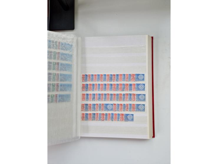 1850/1975 (ca.), meist gestempelter Dublettenbestand sowie einige Briefe, mit Schwerpunkt Pro Juventute und Pro Patria, mit e