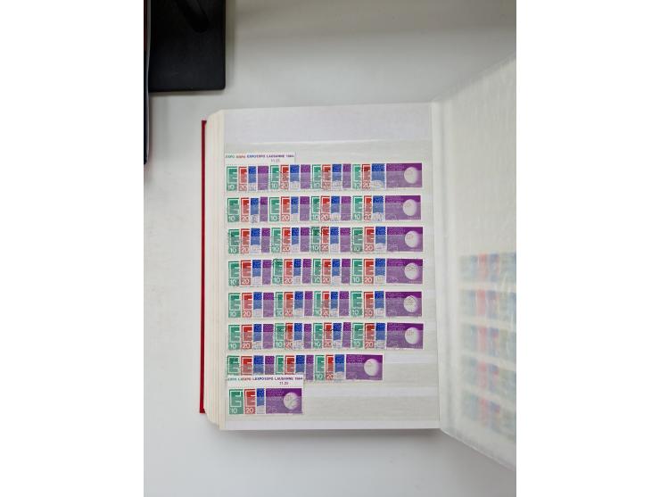 1850/1975 (ca.), meist gestempelter Dublettenbestand sowie einige Briefe, mit Schwerpunkt Pro Juventute und Pro Patria, mit e