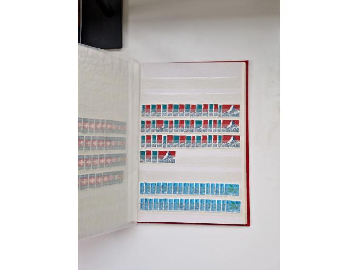 1850/1975 (ca.), meist gestempelter Dublettenbestand sowie einige Briefe, mit Schwerpunkt Pro Juventute und Pro Patria, mit e