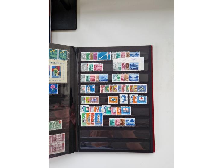 1850/1975 (ca.), meist gestempelter Dublettenbestand sowie einige Briefe, mit Schwerpunkt Pro Juventute und Pro Patria, mit e