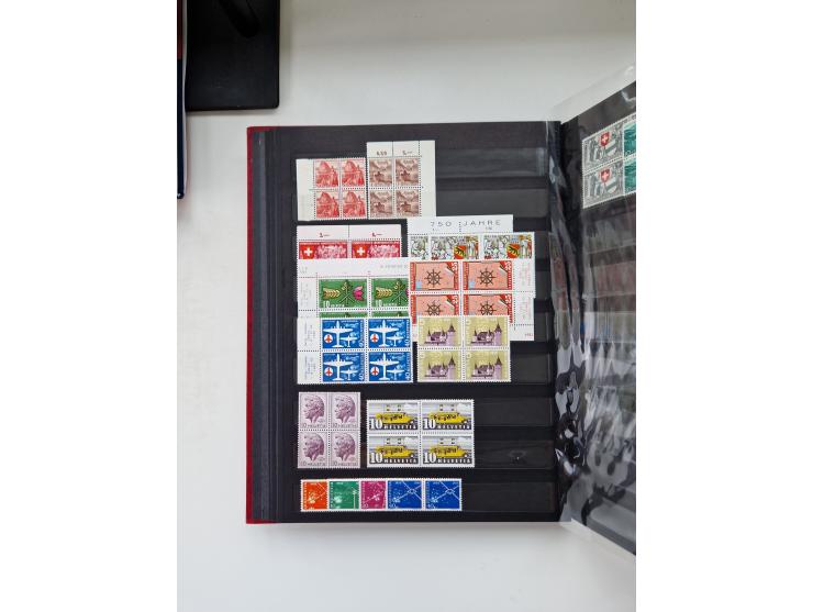 1850/1975 (ca.), meist gestempelter Dublettenbestand sowie einige Briefe, mit Schwerpunkt Pro Juventute und Pro Patria, mit e