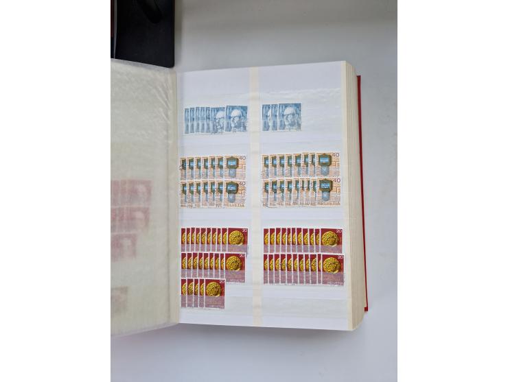 1850/1975 (ca.), meist gestempelter Dublettenbestand sowie einige Briefe, mit Schwerpunkt Pro Juventute und Pro Patria, mit e