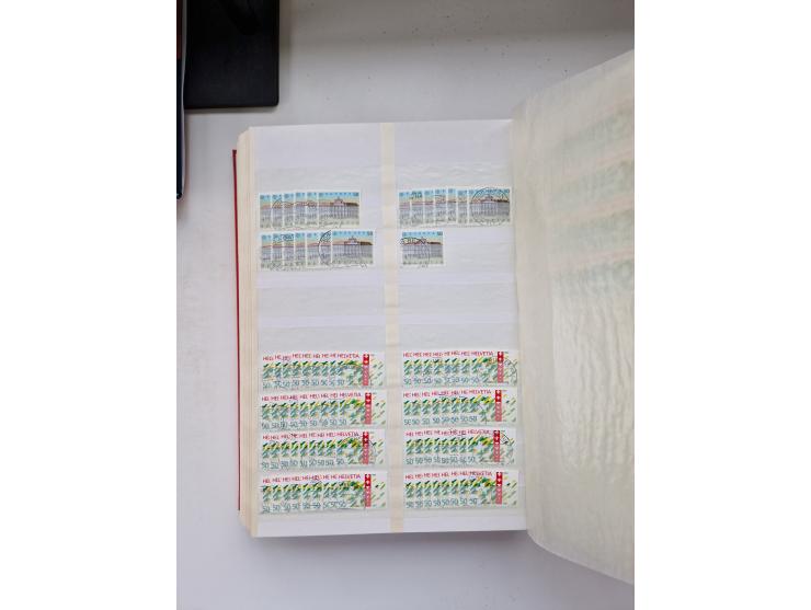 1850/1975 (ca.), meist gestempelter Dublettenbestand sowie einige Briefe, mit Schwerpunkt Pro Juventute und Pro Patria, mit e