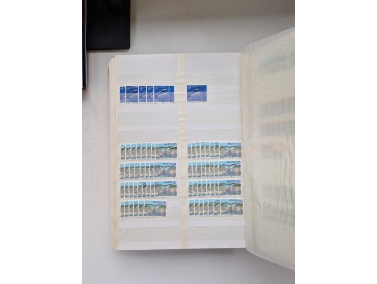 1850/1975 (ca.), meist gestempelter Dublettenbestand sowie einige Briefe, mit Schwerpunkt Pro Juventute und Pro Patria, mit e