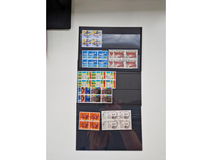 1850/1975 (ca.), meist gestempelter Dublettenbestand sowie einige Briefe, mit Schwerpunkt Pro Juventute und Pro Patria, mit e