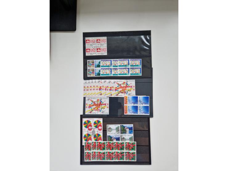 1850/1975 (ca.), meist gestempelter Dublettenbestand sowie einige Briefe, mit Schwerpunkt Pro Juventute und Pro Patria, mit e