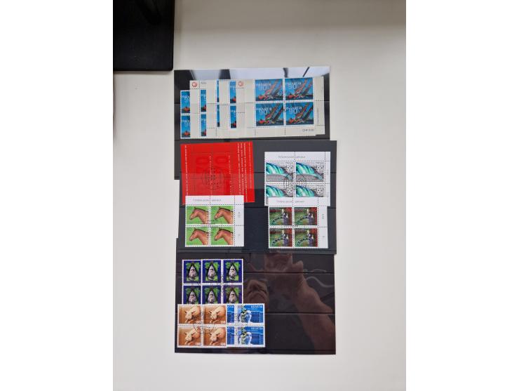 1850/1975 (ca.), meist gestempelter Dublettenbestand sowie einige Briefe, mit Schwerpunkt Pro Juventute und Pro Patria, mit e