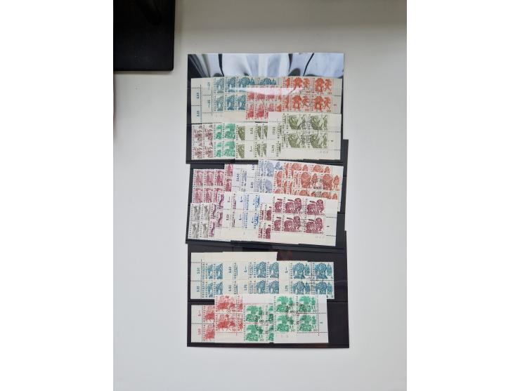 1850/1975 (ca.), meist gestempelter Dublettenbestand sowie einige Briefe, mit Schwerpunkt Pro Juventute und Pro Patria, mit e