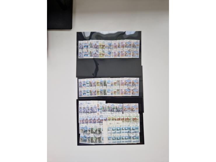 1850/1975 (ca.), meist gestempelter Dublettenbestand sowie einige Briefe, mit Schwerpunkt Pro Juventute und Pro Patria, mit e