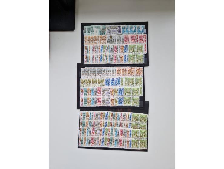 1850/1975 (ca.), meist gestempelter Dublettenbestand sowie einige Briefe, mit Schwerpunkt Pro Juventute und Pro Patria, mit e