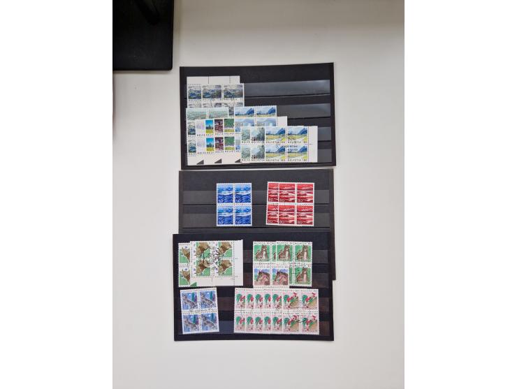 1850/1975 (ca.), meist gestempelter Dublettenbestand sowie einige Briefe, mit Schwerpunkt Pro Juventute und Pro Patria, mit e