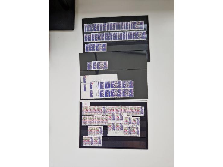 1850/1975 (ca.), meist gestempelter Dublettenbestand sowie einige Briefe, mit Schwerpunkt Pro Juventute und Pro Patria, mit e