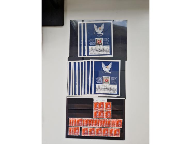 1850/1975 (ca.), meist gestempelter Dublettenbestand sowie einige Briefe, mit Schwerpunkt Pro Juventute und Pro Patria, mit e