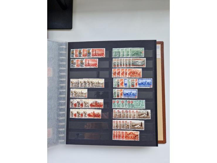 1850/1975 (ca.), meist gestempelter Dublettenbestand sowie einige Briefe, mit Schwerpunkt Pro Juventute und Pro Patria, mit e