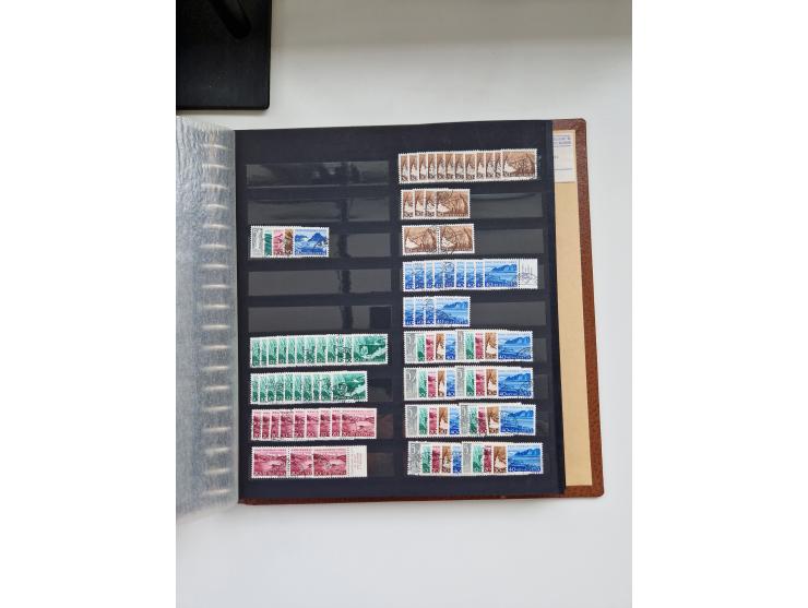 1850/1975 (ca.), meist gestempelter Dublettenbestand sowie einige Briefe, mit Schwerpunkt Pro Juventute und Pro Patria, mit e