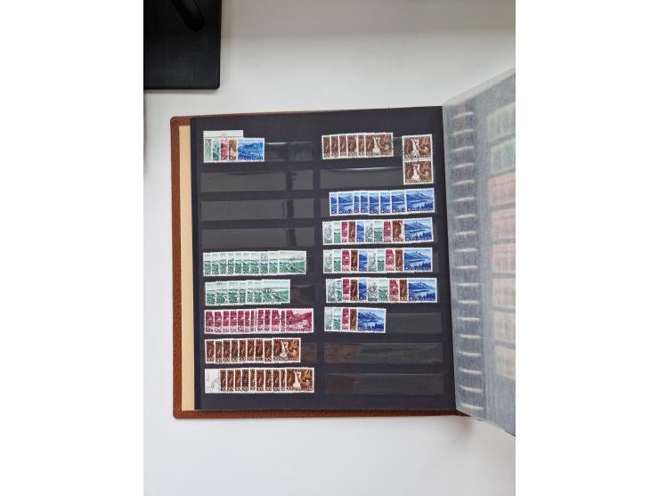 1850/1975 (ca.), meist gestempelter Dublettenbestand sowie einige Briefe, mit Schwerpunkt Pro Juventute und Pro Patria, mit e