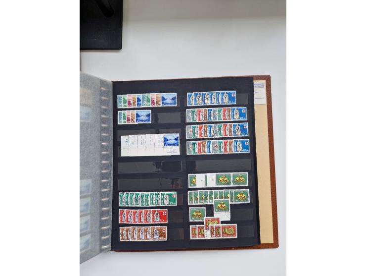 1850/1975 (ca.), meist gestempelter Dublettenbestand sowie einige Briefe, mit Schwerpunkt Pro Juventute und Pro Patria, mit e