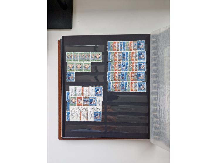 1850/1975 (ca.), meist gestempelter Dublettenbestand sowie einige Briefe, mit Schwerpunkt Pro Juventute und Pro Patria, mit e