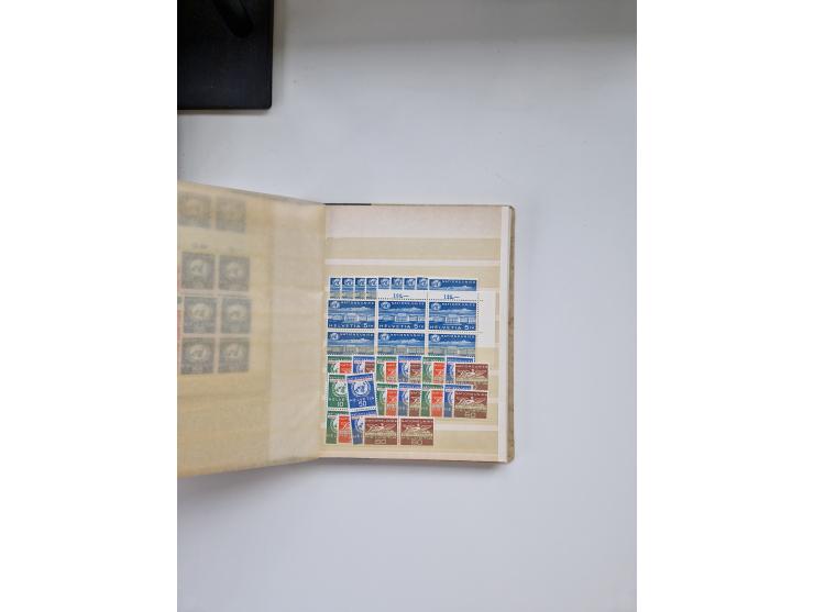 1850/1975 (ca.), meist gestempelter Dublettenbestand sowie einige Briefe, mit Schwerpunkt Pro Juventute und Pro Patria, mit e