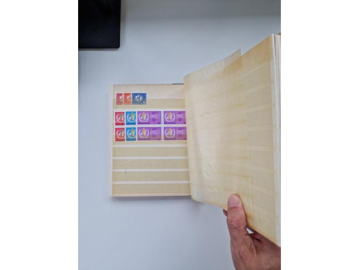 1850/1975 (ca.), meist gestempelter Dublettenbestand sowie einige Briefe, mit Schwerpunkt Pro Juventute und Pro Patria, mit e