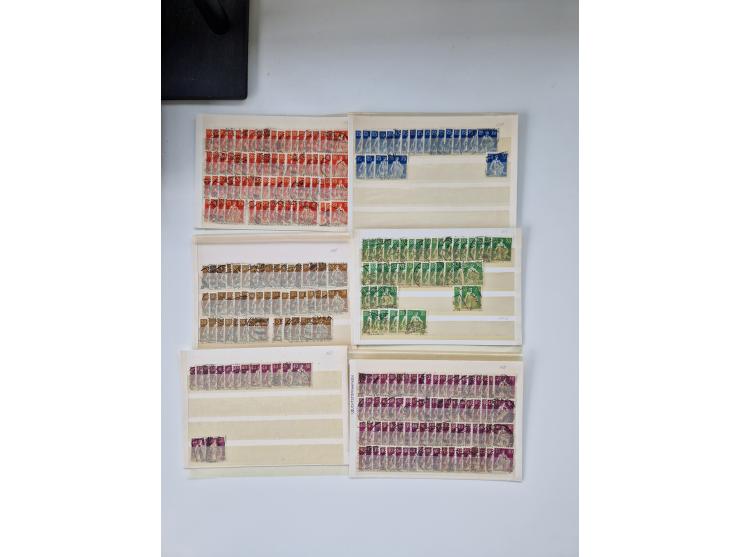 1850/1975 (ca.), meist gestempelter Dublettenbestand sowie einige Briefe, mit Schwerpunkt Pro Juventute und Pro Patria, mit e