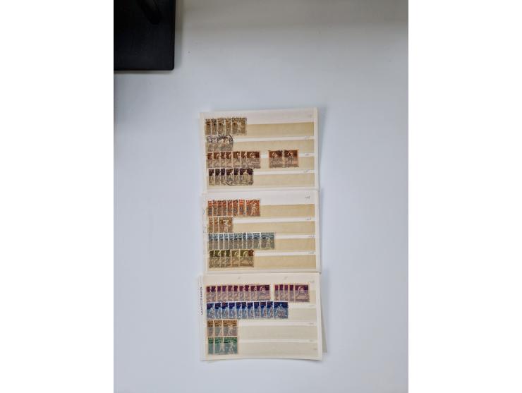 1850/1975 (ca.), meist gestempelter Dublettenbestand sowie einige Briefe, mit Schwerpunkt Pro Juventute und Pro Patria, mit e