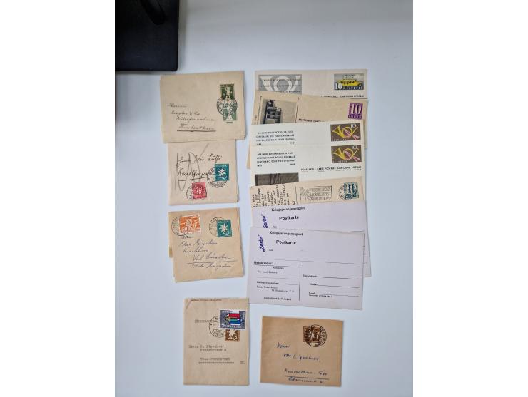 1850/1975 (ca.), meist gestempelter Dublettenbestand sowie einige Briefe, mit Schwerpunkt Pro Juventute und Pro Patria, mit e