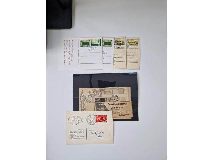 1850/1975 (ca.), meist gestempelter Dublettenbestand sowie einige Briefe, mit Schwerpunkt Pro Juventute und Pro Patria, mit e